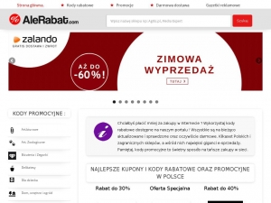 Kupony rabatowe do setek sklepów internetowych od alerabat.com