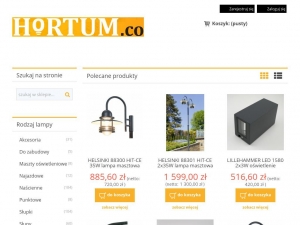 Hortum - lampy ogrodowe i oświetlenie zewnętrzne