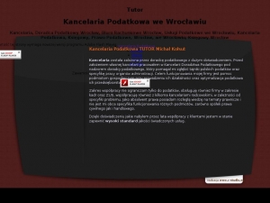 Kancelaria podatkowa - usługi rachunkowe. Wrocław