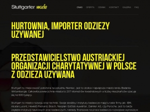 Hurtownie odzieży używanej dla kobiet i mężczyzn.