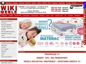 Sklep meblowy z komfortowymi łóżkami do sypialni